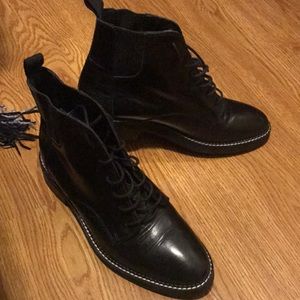 Urban Outfitters Black Luke Lace Up Boots